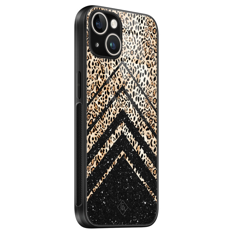 Casimoda iPhone 13 hardcase - Chevron luipaard