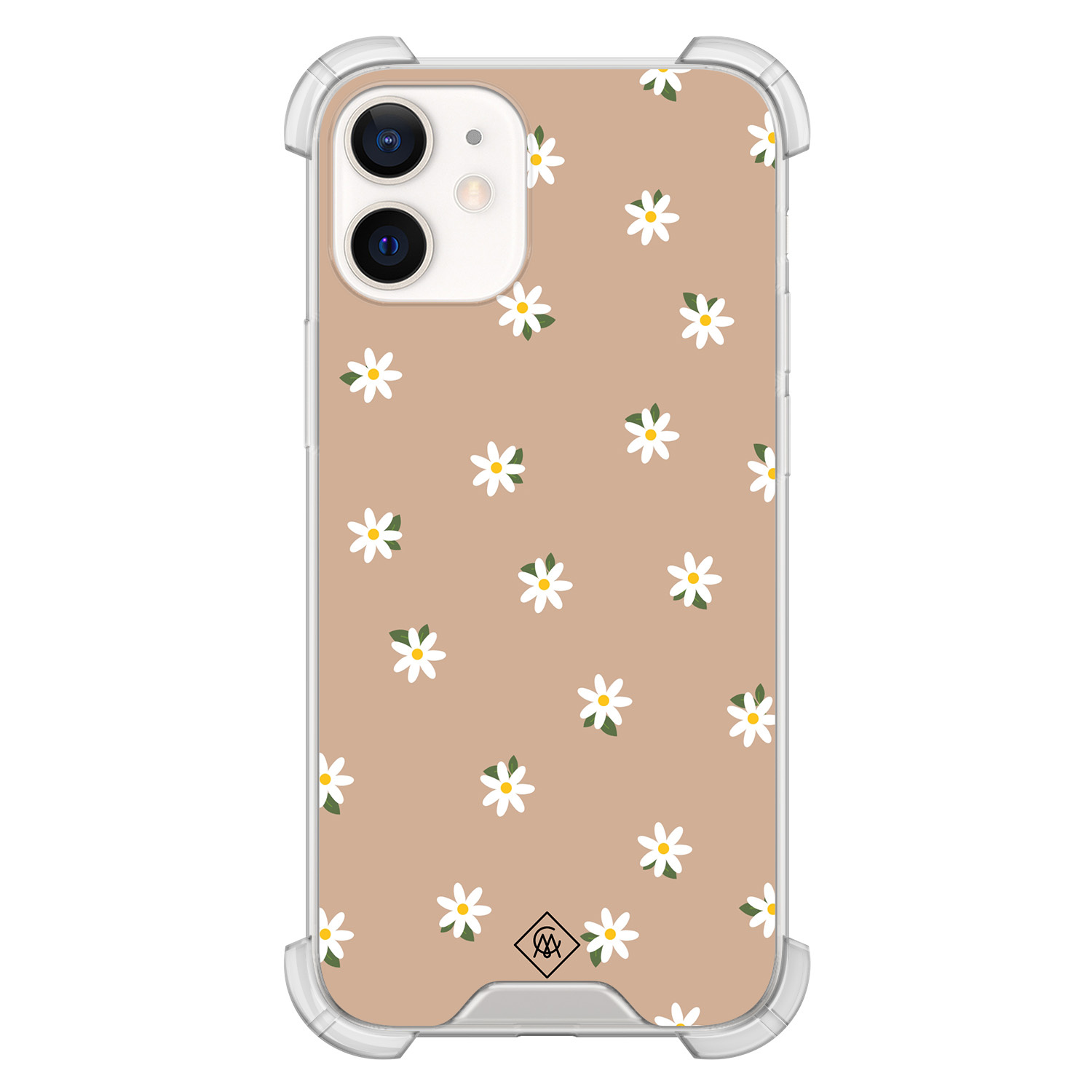 iPhone 12 mini shockproof hoesje - Sweet daisies