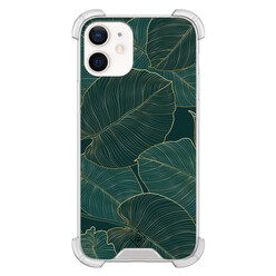 Casimoda iPhone 12 mini shockproof hoesje - Monstera leaves