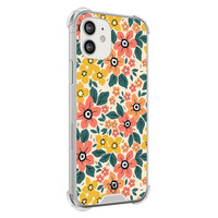 Casimoda iPhone 12 mini shockproof hoesje - Blossom