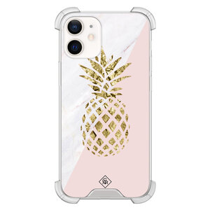 Casimoda iPhone 12 mini shockproof hoesje - Ananas