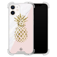 Casimoda iPhone 12 mini shockproof hoesje - Ananas