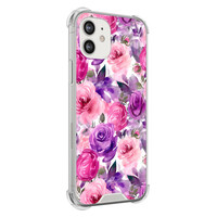 Casimoda iPhone 12 mini shockproof hoesje - Rosy blooms