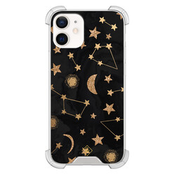 Casimoda iPhone 12 mini shockproof hoesje - Counting the stars