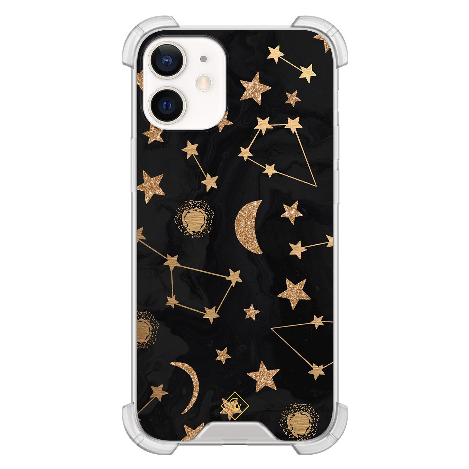 iPhone 12 mini shockproof hoesje - Counting the stars