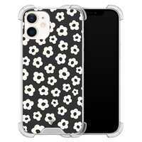 Casimoda iPhone 12 mini shockproof hoesje - Retro bloempjes