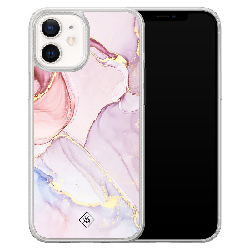 Casimoda iPhone 12 mini hybride hoesje - Purple sky