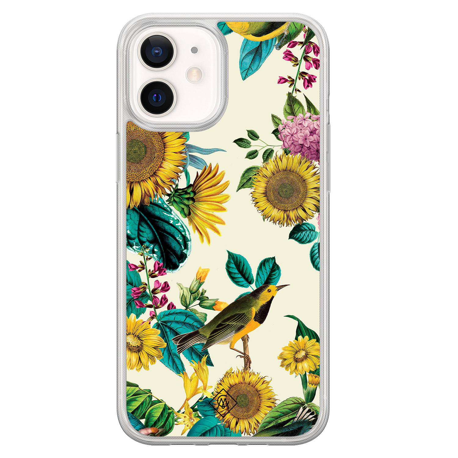 iPhone 12 mini hybride hoesje - Sunflowers