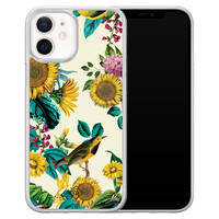 Casimoda iPhone 12 mini hybride hoesje - Sunflowers