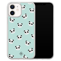 Casimoda iPhone 12 mini hybride hoesje - Panda print