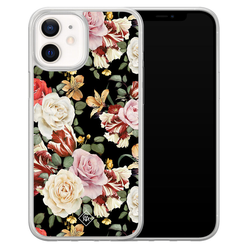 Casimoda iPhone 12 mini hybride hoesje - Flowerpower