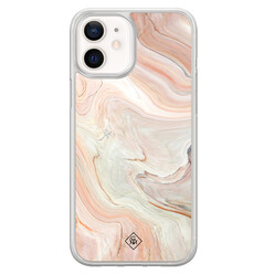 Casimoda iPhone 12 mini hybride hoesje - Marmer waves