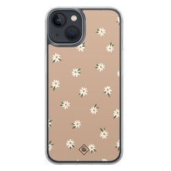 Casimoda iPhone 13 mini hybride hoesje - Sweet daisies