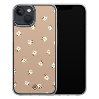 Casimoda iPhone 13 mini hybride hoesje - Sweet daisies