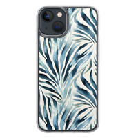 Casimoda iPhone 13 mini hybride hoesje - Japandi waves