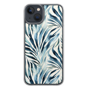 Casimoda iPhone 13 mini hybride hoesje - Japandi waves