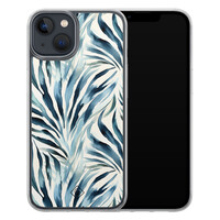 Casimoda iPhone 13 mini hybride hoesje - Japandi waves
