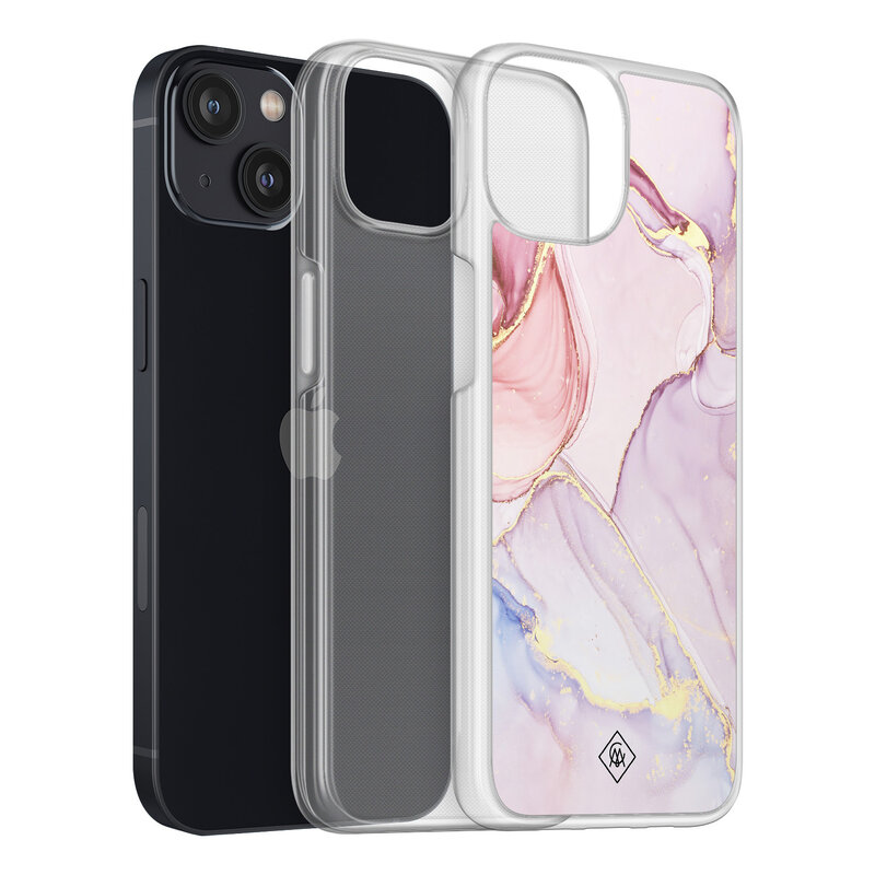 Casimoda iPhone 13 mini hybride hoesje - Purple sky