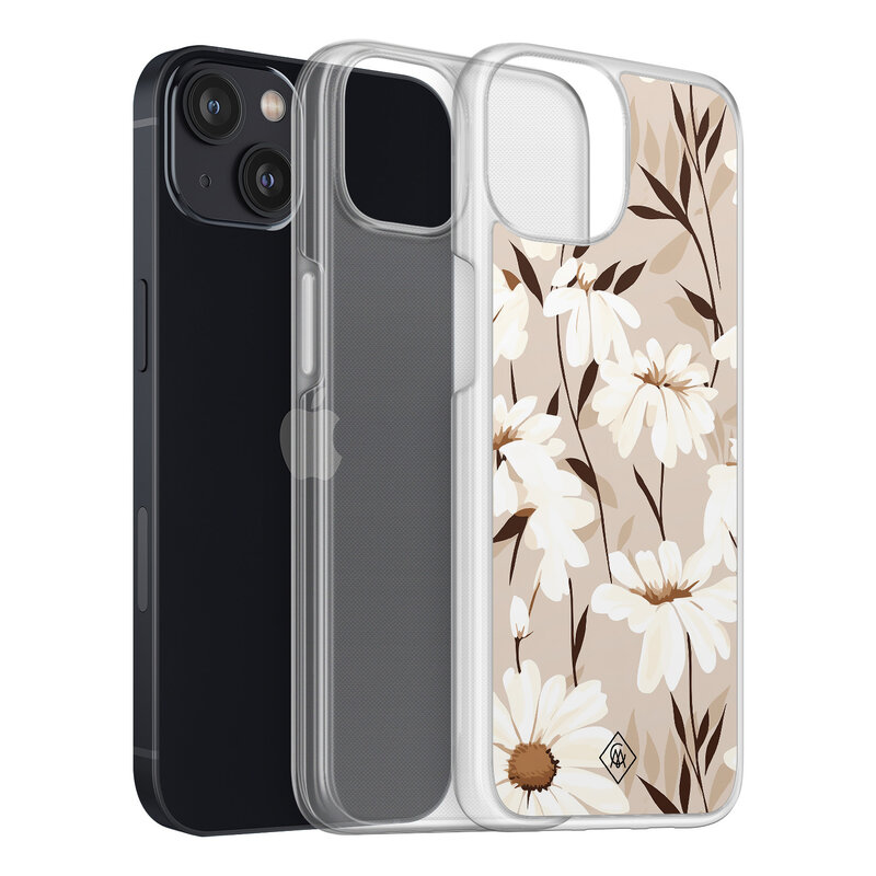 Casimoda iPhone 13 mini hybride hoesje - In bloom