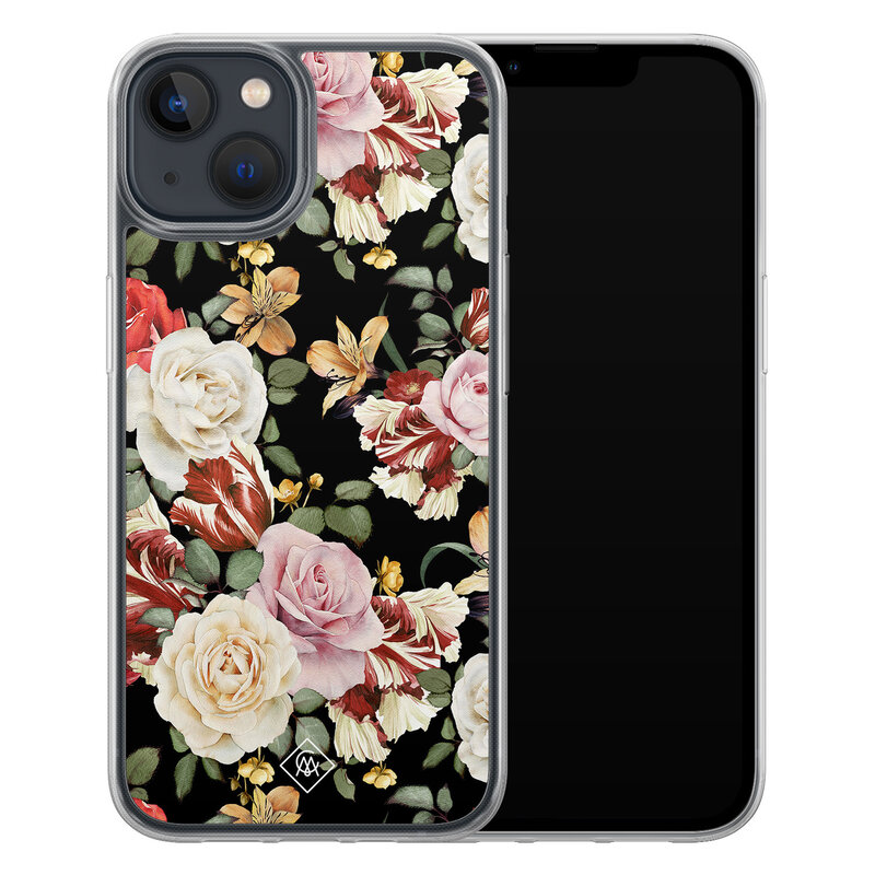 Casimoda iPhone 13 mini hybride hoesje - Flowerpower
