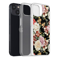 Casimoda iPhone 13 mini hybride hoesje - Flowerpower