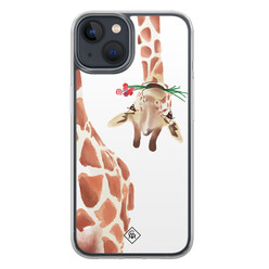 Casimoda iPhone 13 mini hybride hoesje - Giraffe