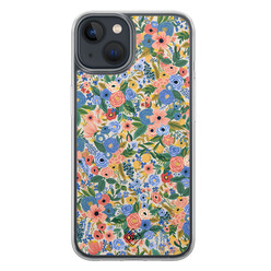 Casimoda iPhone 13 mini hybride hoesje - Blue gardens
