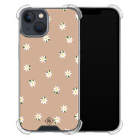 Casimoda iPhone 13 mini shockproof hoesje - Sweet daisies