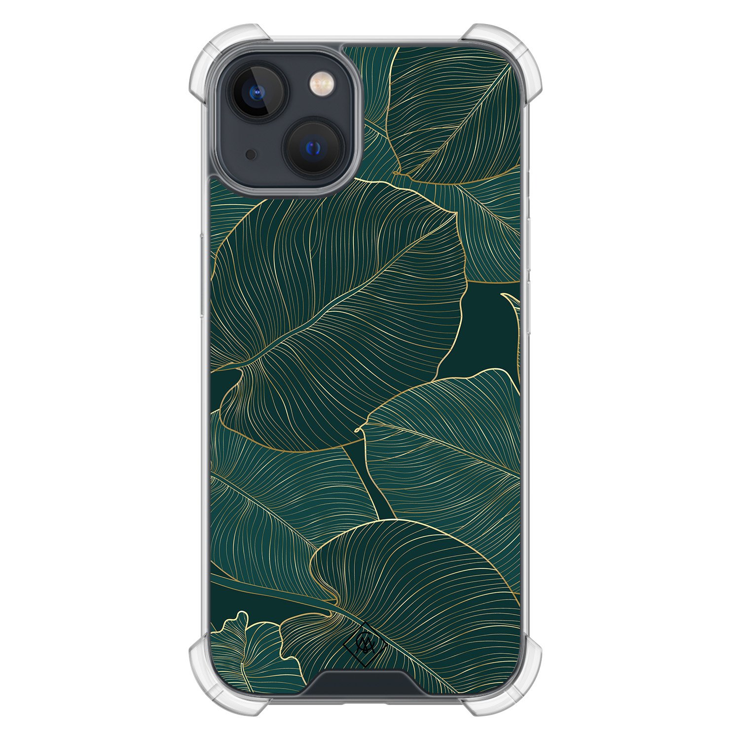 iPhone 13 mini shockproof hoesje - Monstera leaves