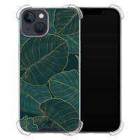Casimoda iPhone 13 mini shockproof hoesje - Monstera leaves