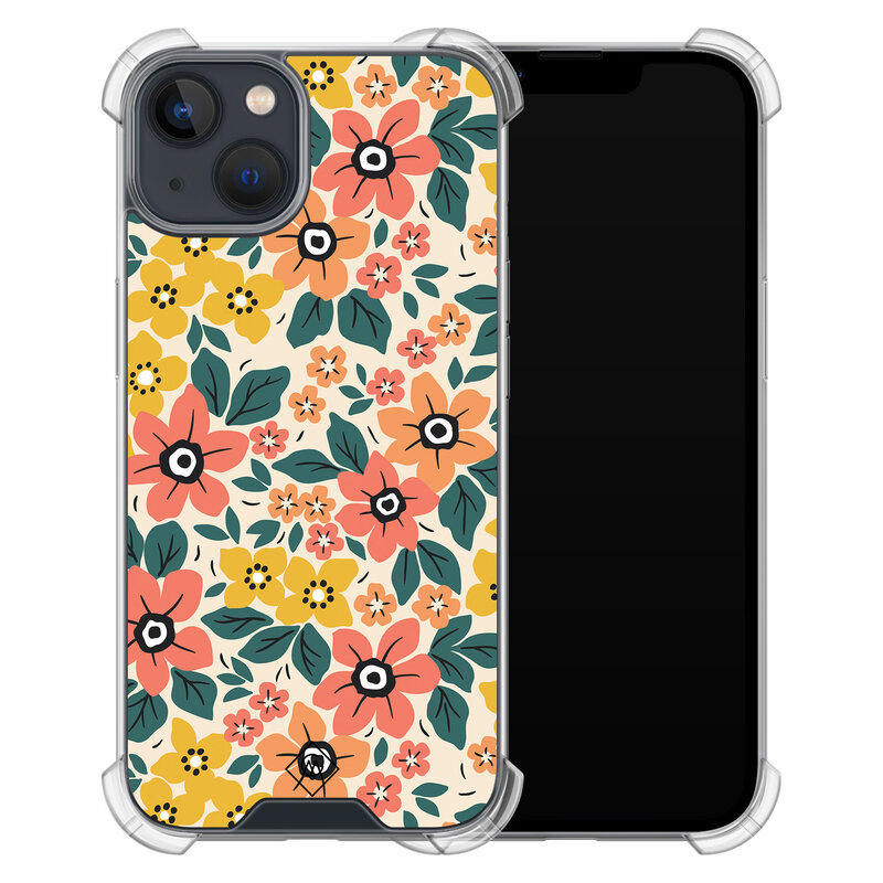 Casimoda iPhone 13 mini shockproof hoesje - Blossom