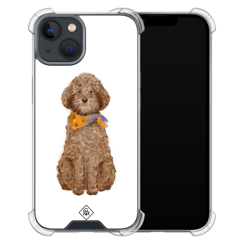 Casimoda iPhone 13 mini shockproof hoesje - Labradoodle