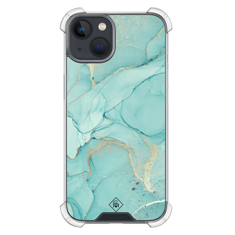 Casimoda iPhone 13 mini shockproof hoesje - Touch of mint