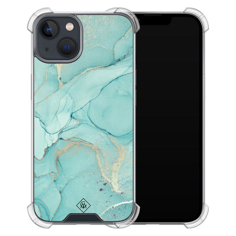 Casimoda iPhone 13 mini shockproof hoesje - Touch of mint