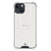 Casimoda iPhone 13 mini shockproof hoesje - Vive la vie
