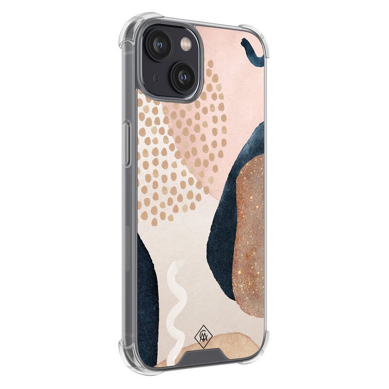 Casimoda iPhone 13 mini shockproof hoesje - Abstract dots