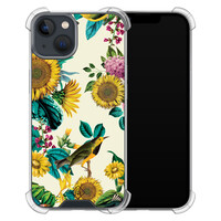 Casimoda iPhone 13 mini shockproof hoesje - Sunflowers