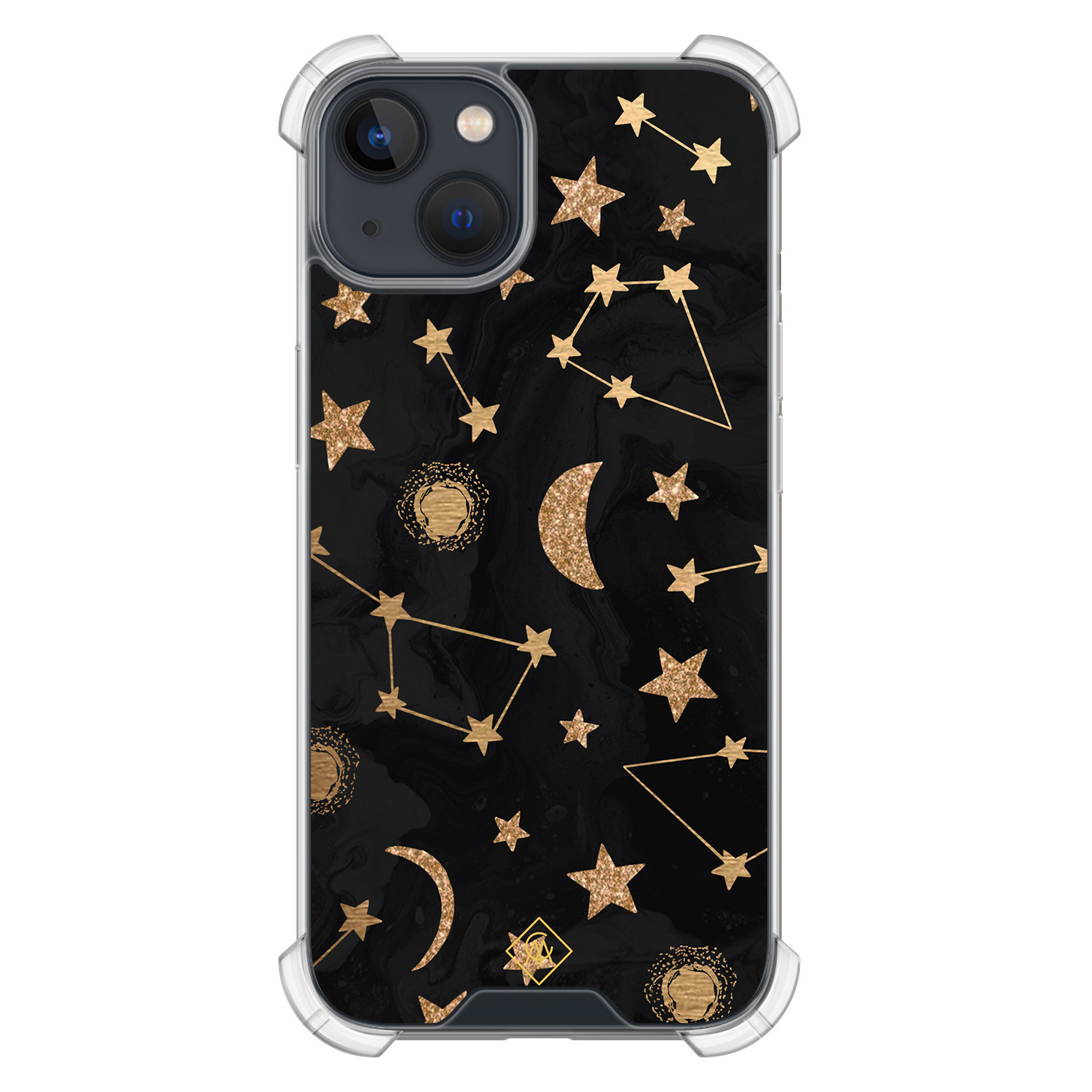 iPhone 13 mini shockproof hoesje - Counting the stars