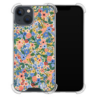 Casimoda iPhone 13 mini shockproof hoesje - Blue gardens
