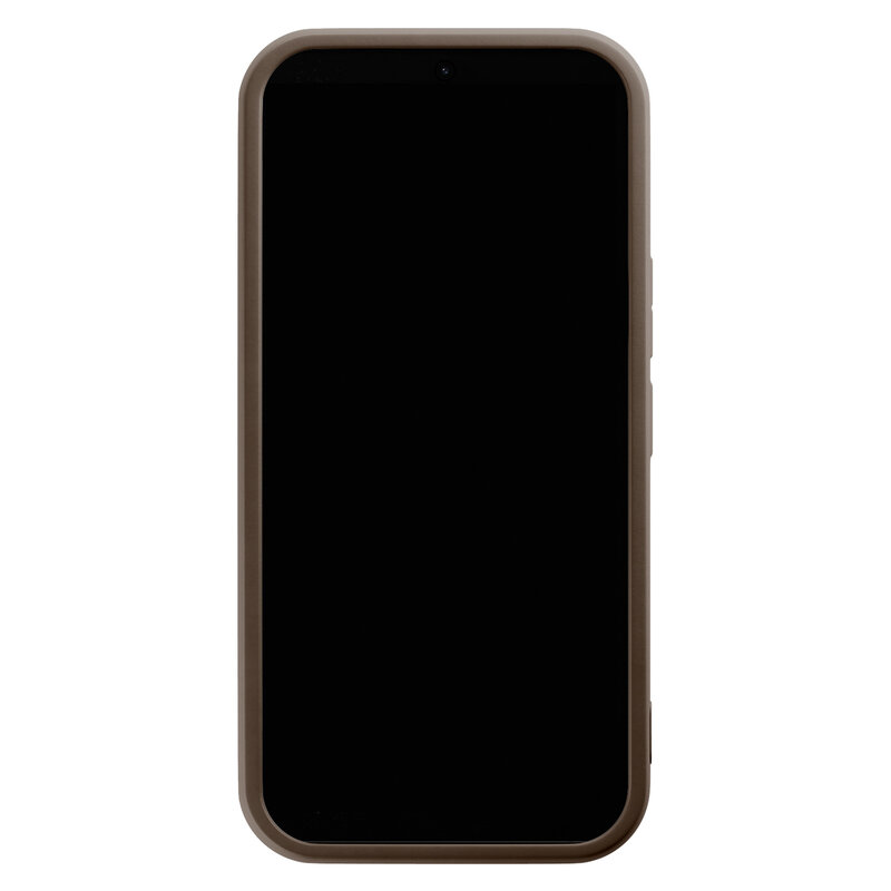 Casimoda Samsung Galaxy A54 bruine case - Spot on