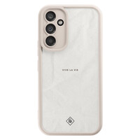 Casimoda Samsung Galaxy A54 beige case - Vive la vie