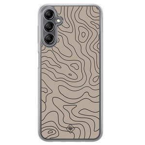 Casimoda Samsung Galaxy A14 hybride hoesje - Abstract lines