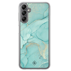 Casimoda Samsung Galaxy A14 hybride hoesje - Touch of mint