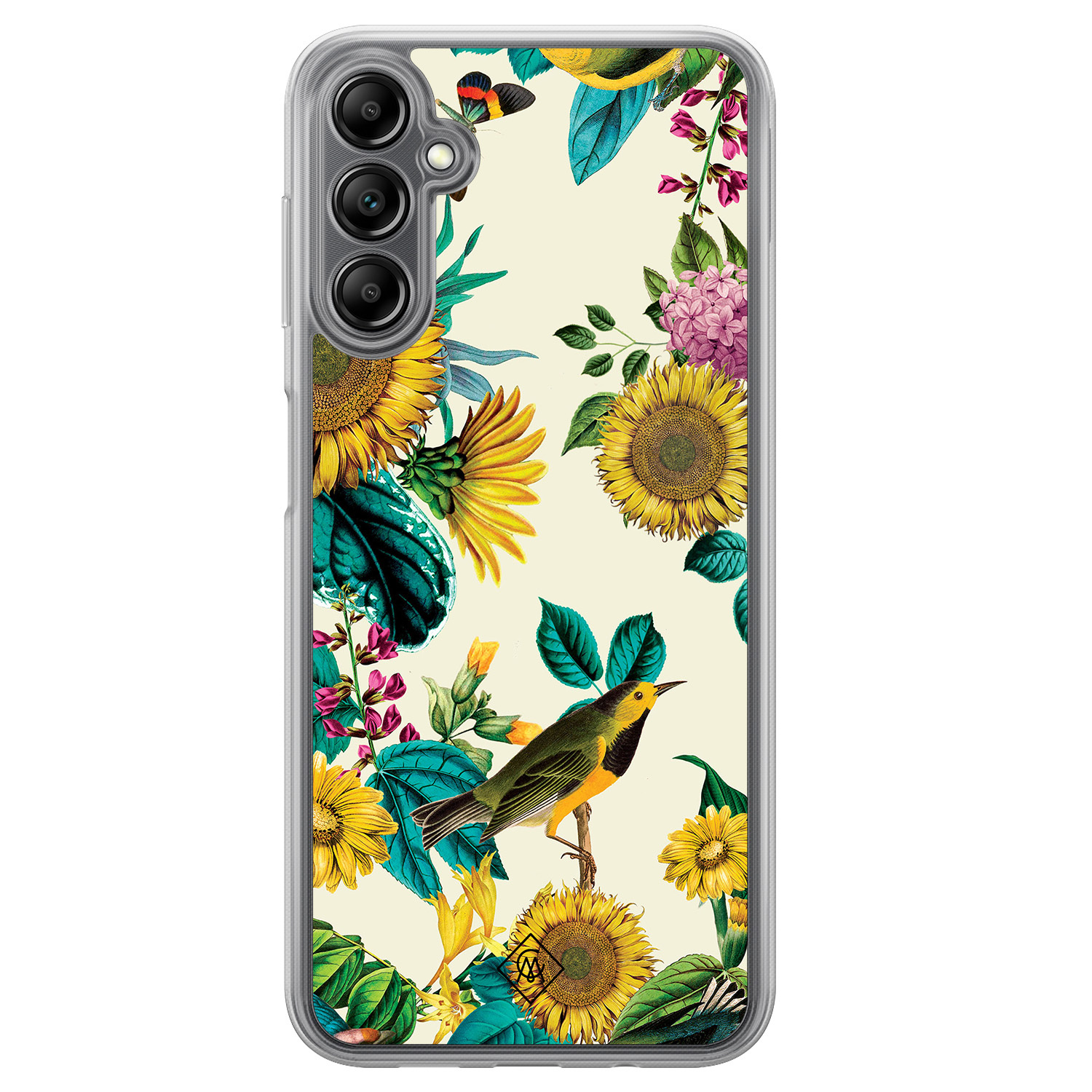 Samsung Galaxy A14 hybride hoesje - Sunflowers