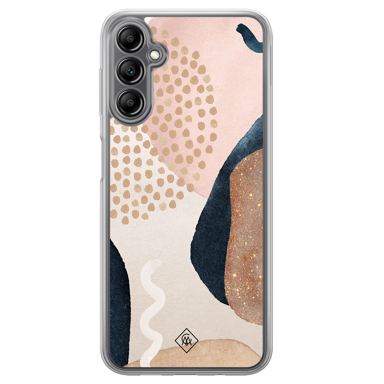 Samsung Galaxy A14 hybride hoesje - Abstract dots