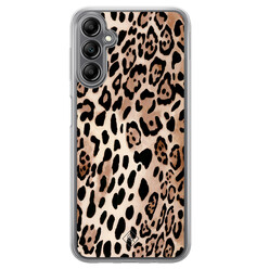 Casimoda Samsung Galaxy A14 hybride hoesje - Golden wildcat