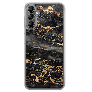 Casimoda Samsung Galaxy A14 hybride hoesje - Marmer grijs brons