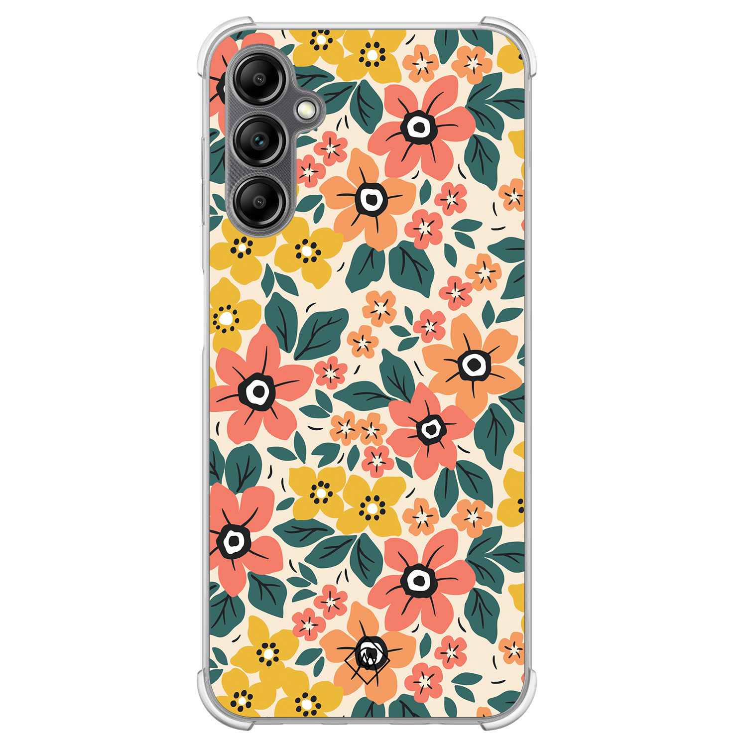 Samsung Galaxy A14 shockproof hoesje - Blossom