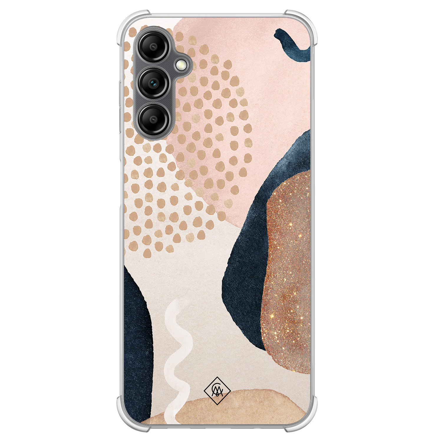 Samsung Galaxy A14 shockproof hoesje - Abstract dots