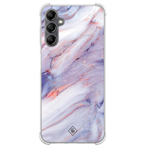 Casimoda Samsung Galaxy A14 shockproof hoesje - Marmer paars